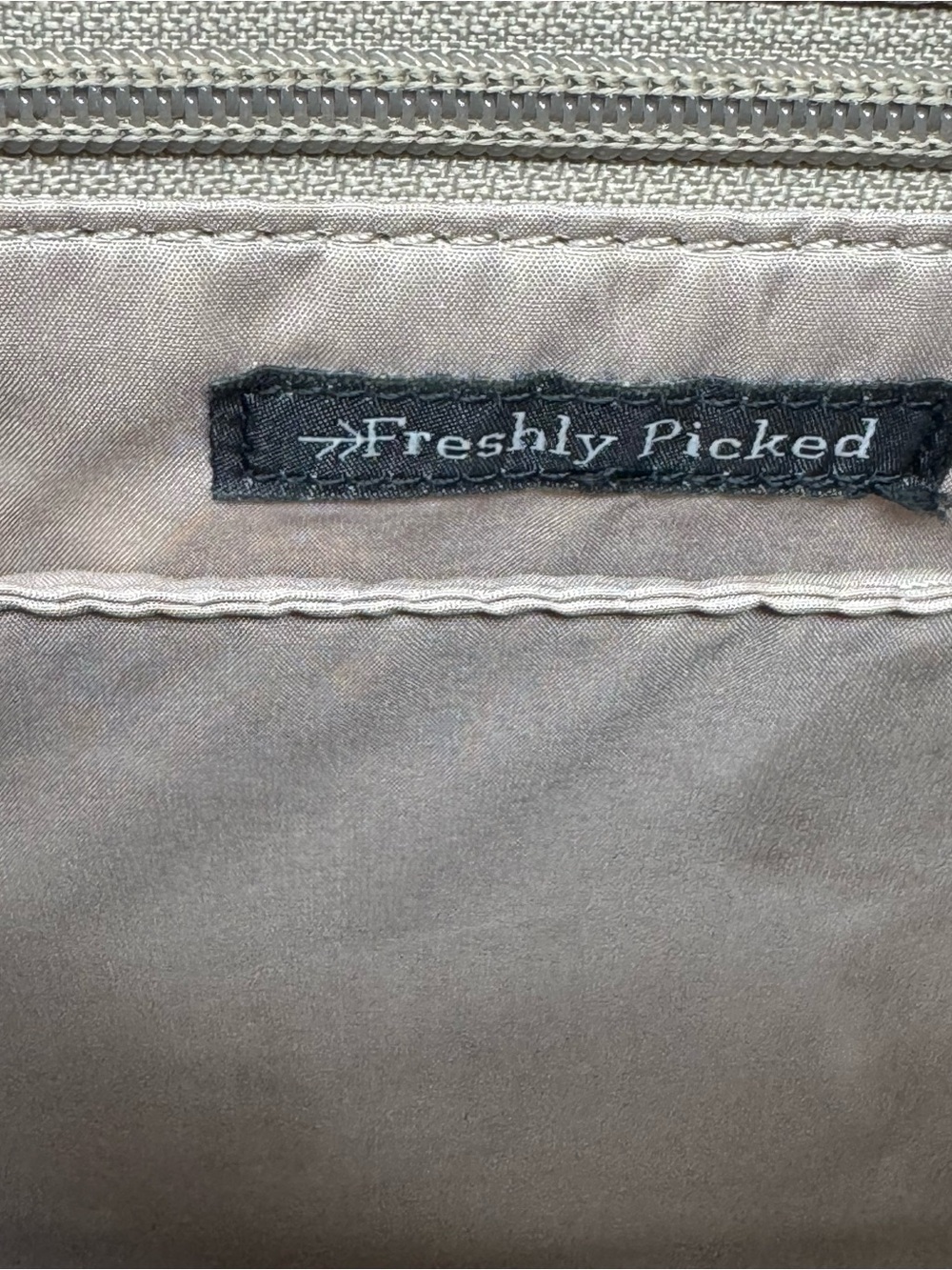Freshly Picked Classic Diaper Bag Backpack Vegan Leather Nude Beige Large - Picture 9 of 13